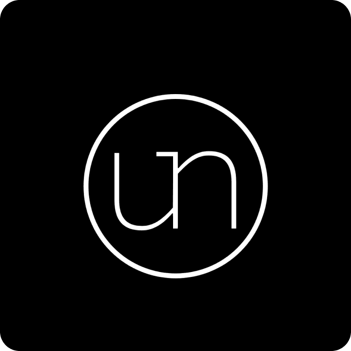 Monochromatic logo for the UNIO project.
