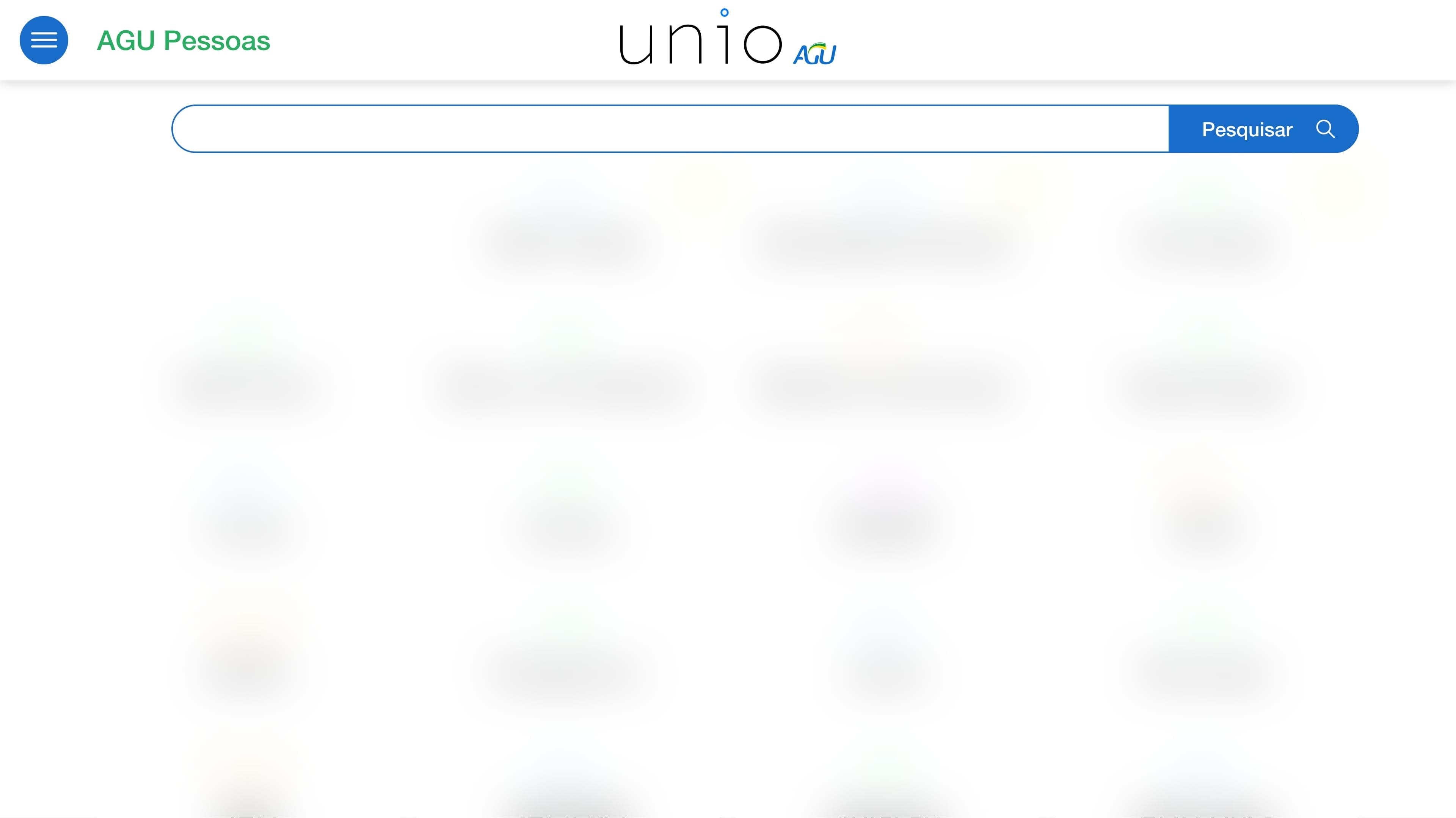 High fidelity mocukup of search page of UNIO.